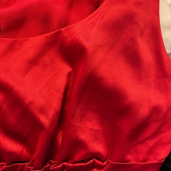 BCBGeneration Red Tank Dress with Pockets - Picture 3 of 6